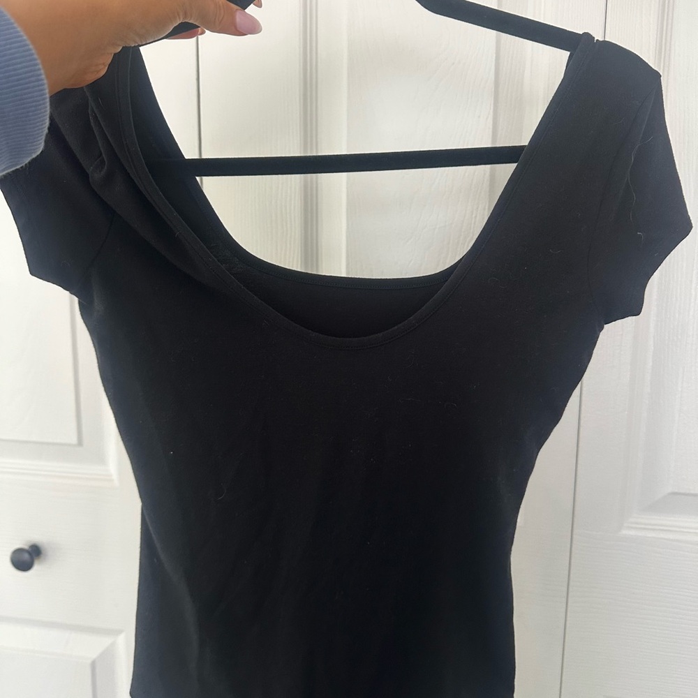 American Eagle Outfitters Black Bodysuit